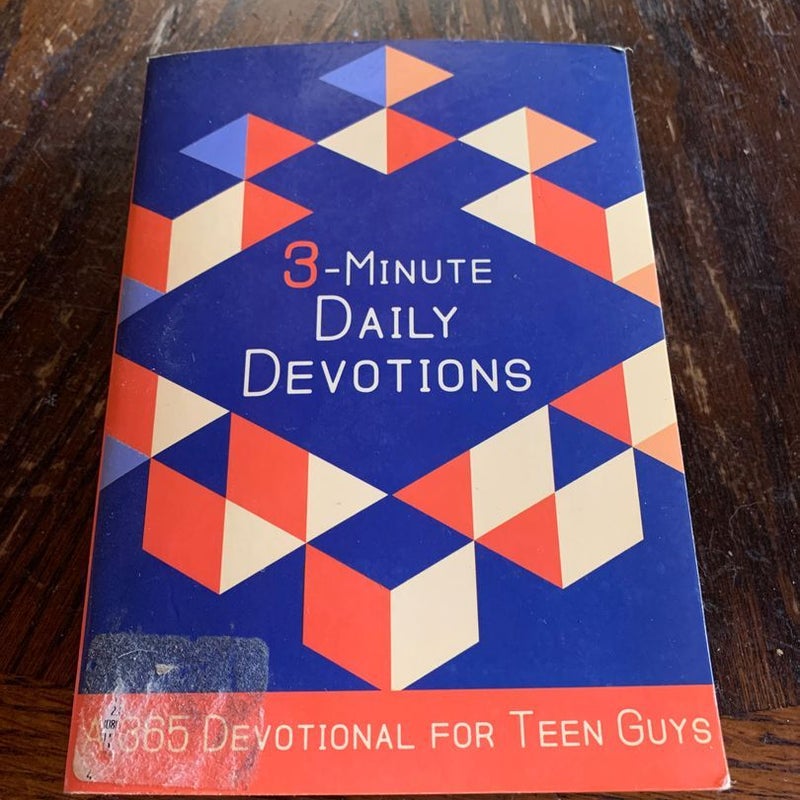 3-Minute Daily Devotions (custom Edition)(guys)