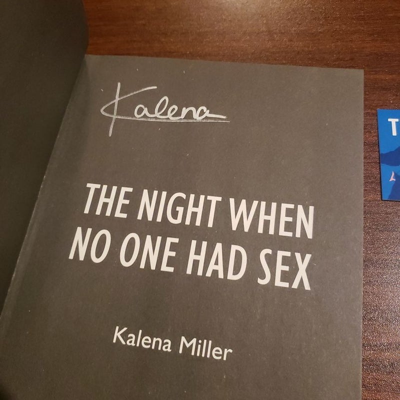 Night When No One Had Sex (signed copy)
