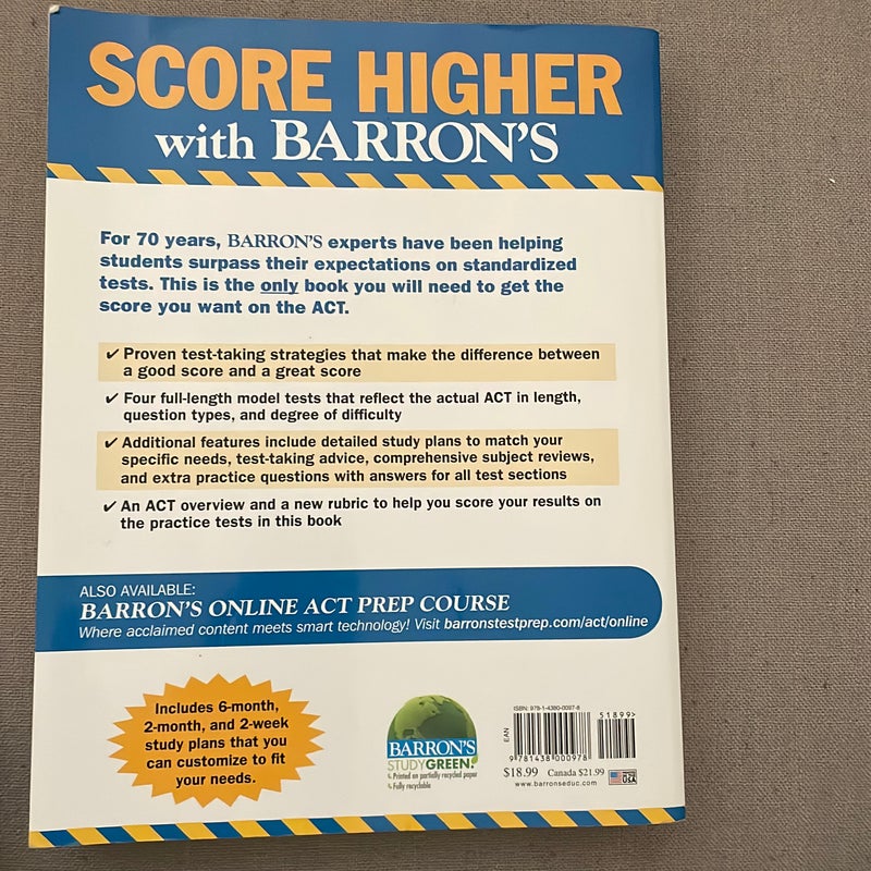 Barron's ACT, 17th Edition