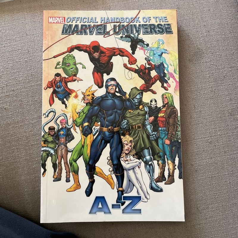 Official Handbook of the Marvel Universe A to Z