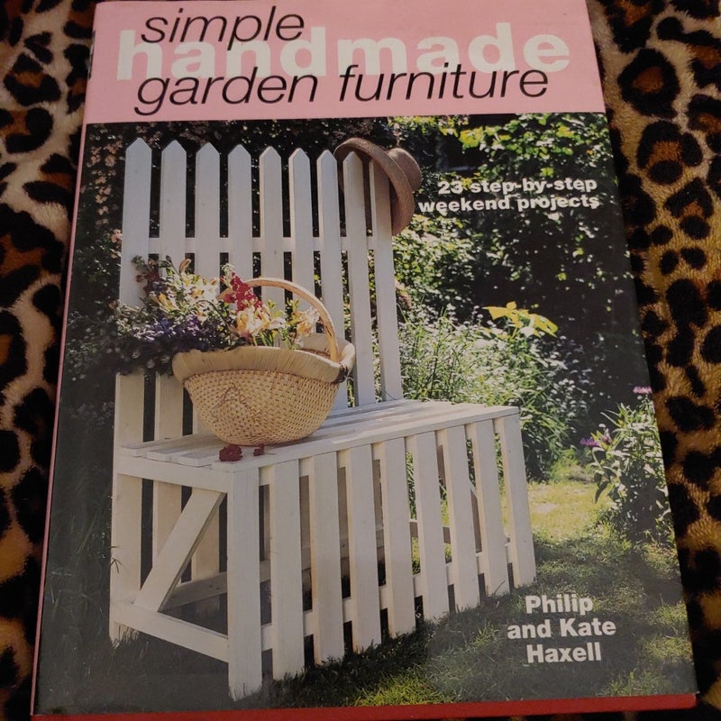 Simple Handmade Garden Furniture