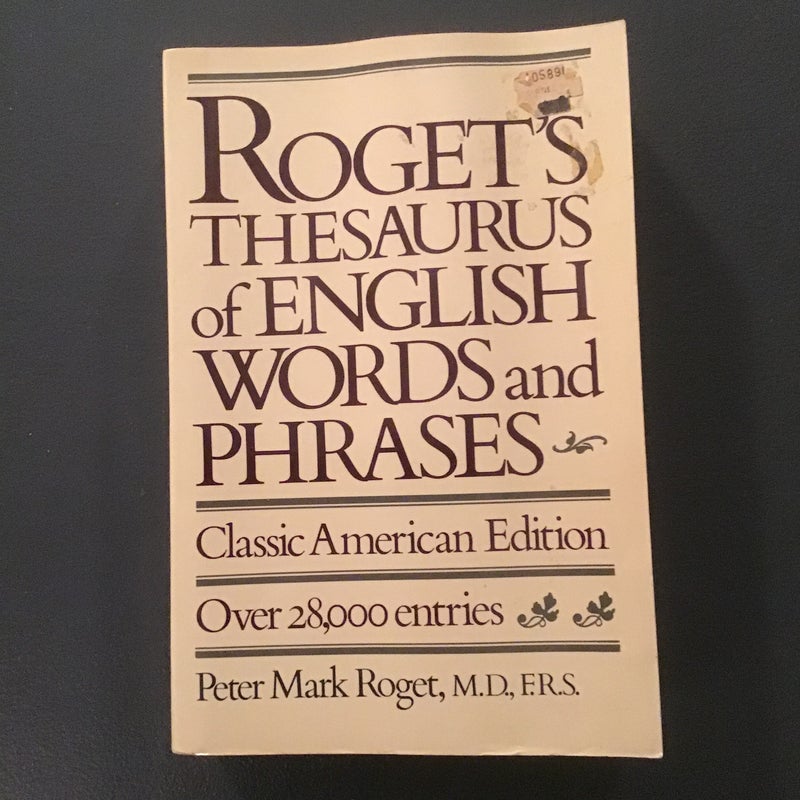 Rogets Thesaurus 