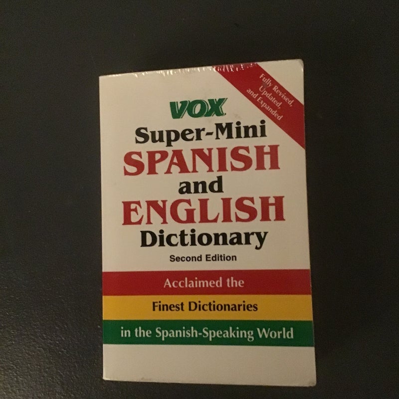 Vox Super-Mini Spanish and English Dictionary