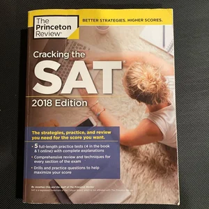 Cracking the SAT with 5 Practice Tests, 2018 Edition