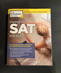 Cracking the SAT with 5 Practice Tests, 2018 Edition