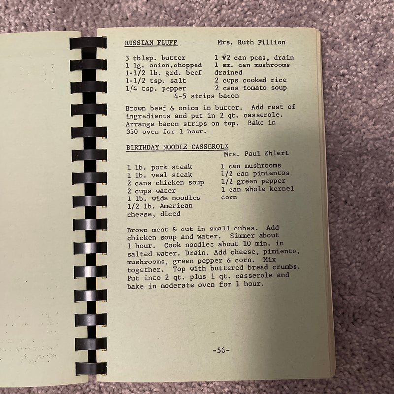 Vintage 1973 Cookbook: Our Heavenly Recipes