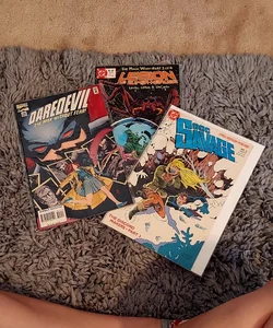 Comic Books (Doc Savage, Daredevil, and Legion of SuperHeroes)