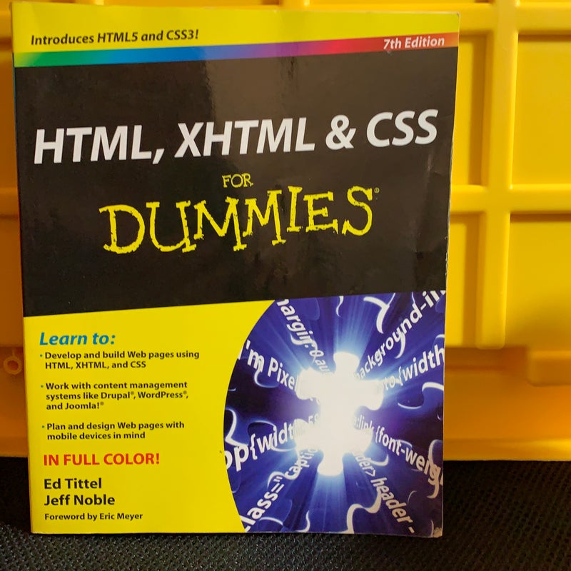 HTML, XHTML and CSS for Dummies