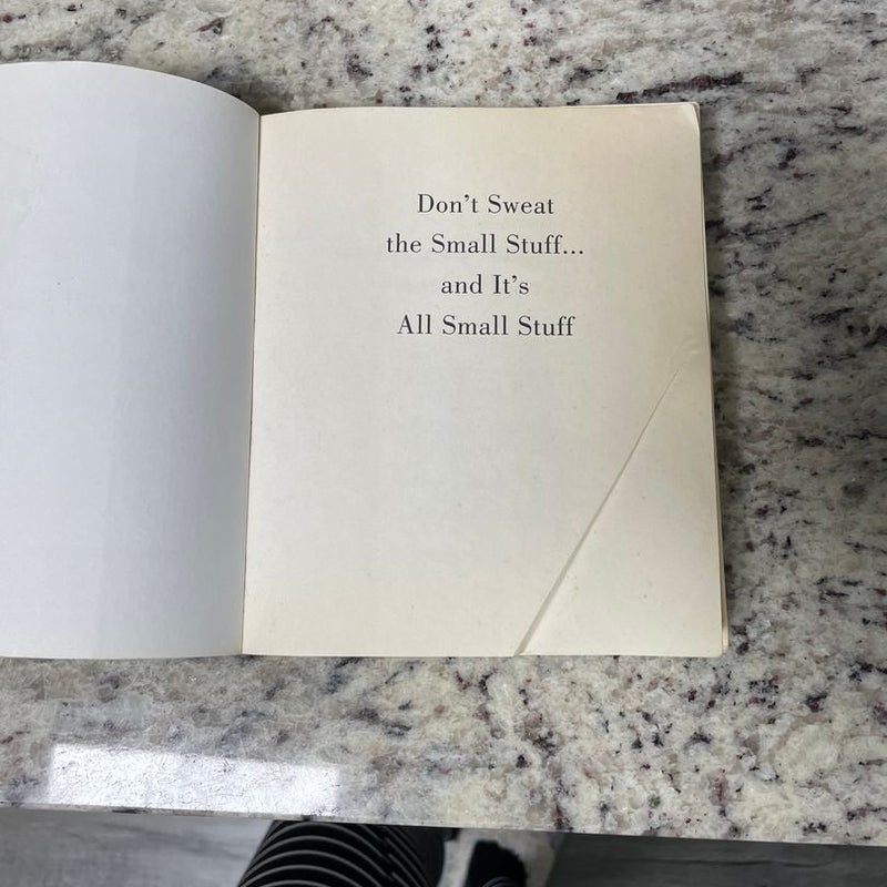Don't Sweat the Small Stuff ... and It's All Small Stuff