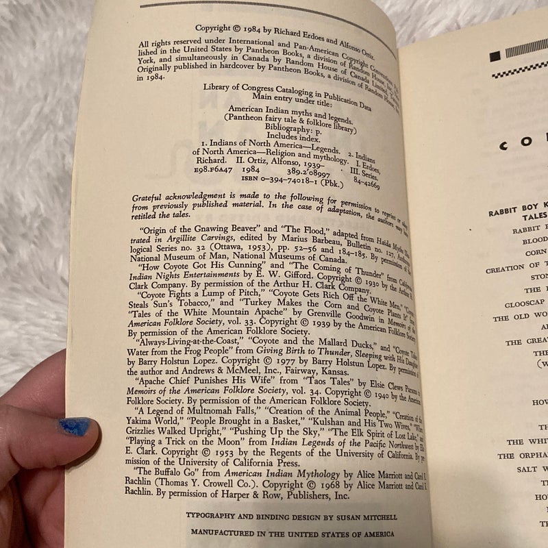 American Indian Myths and Legends