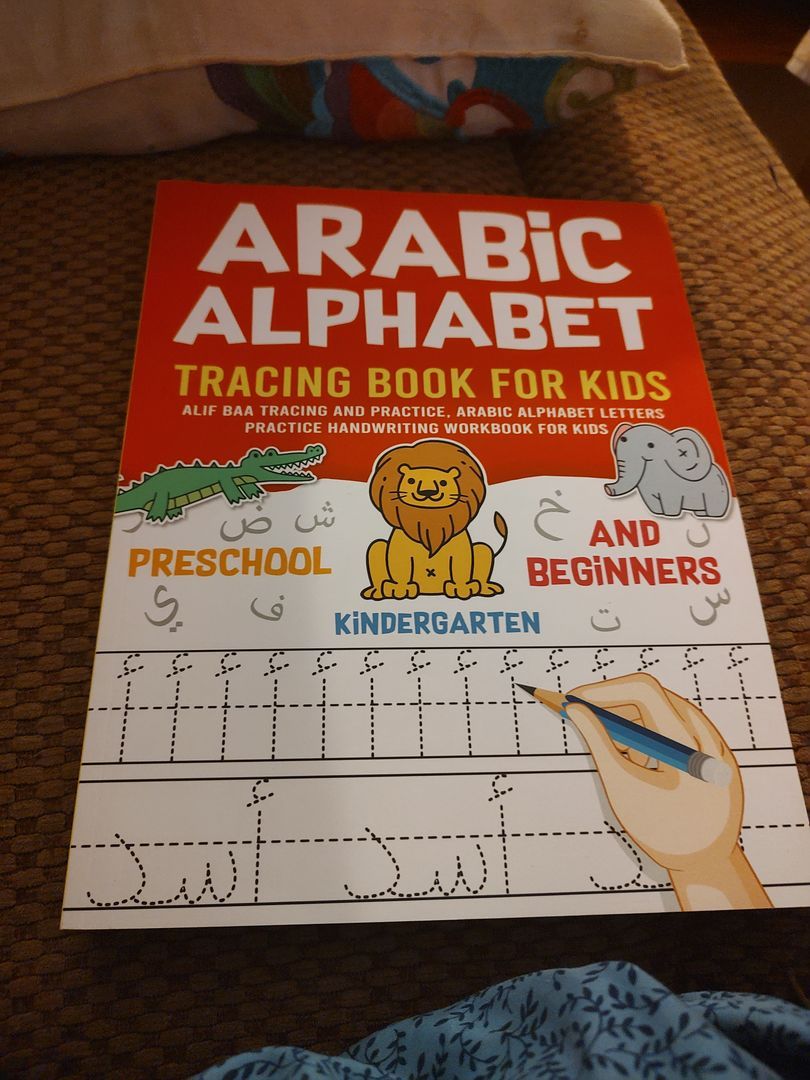 Arabic Alphabet Tracing Book for Kids