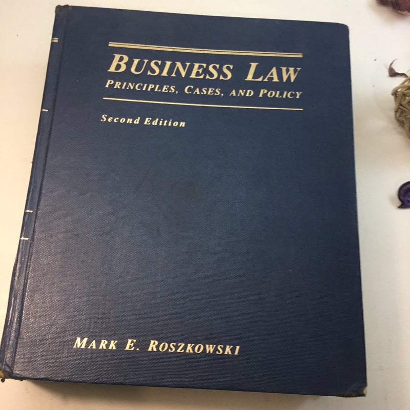 Business law second edition