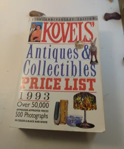 Kovels' Antiques & Collectables price list