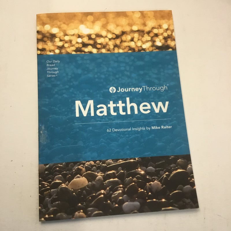 Journey through Matthew