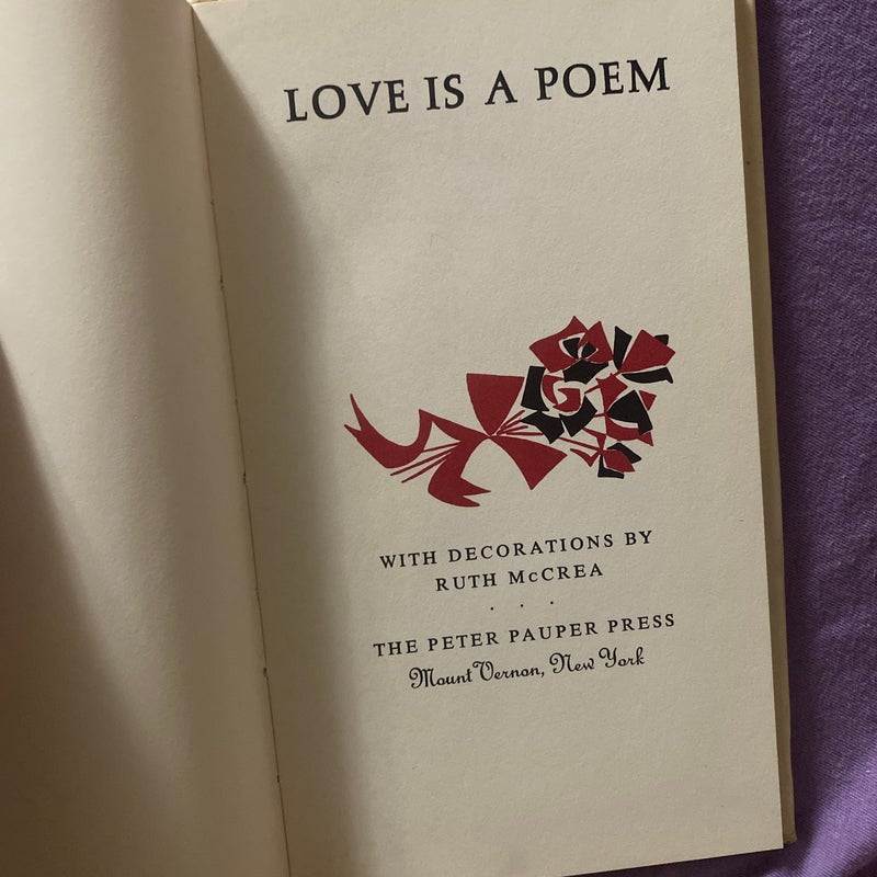 Love is a poem