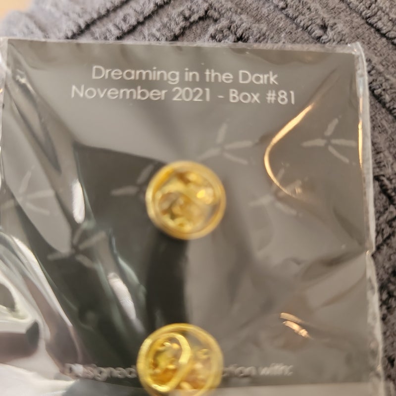 Dreams Lie Beneath inspired Enamel Pin. Owlcrate book box #81 collectibl