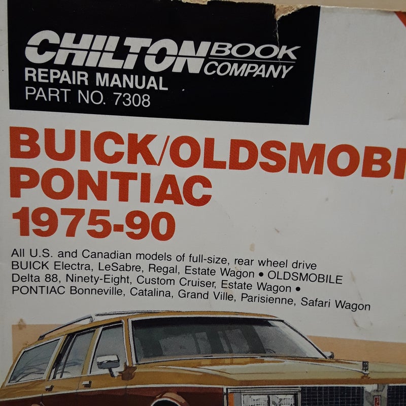 Chilton repair manual no. 7308