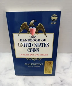 1995 handbook of United States coins 52nd edition vintage
