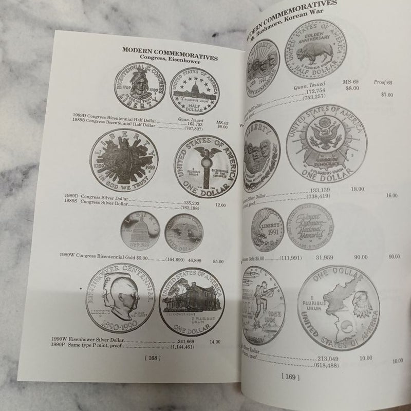 1995 handbook of United States coins 52nd edition vintage