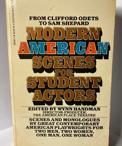 Modern American Scenes for Student Actors