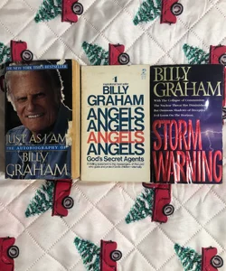 Just As I Am; Angels; Storm Warning book bundle