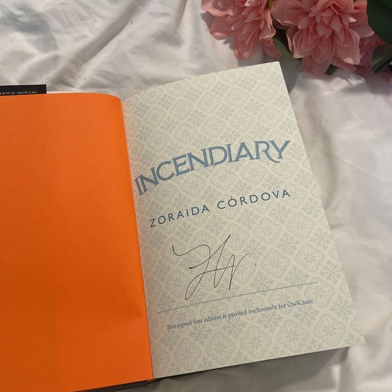 Incendiary (Signed OwlCrate edition)