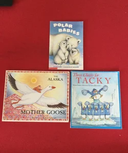 Artic circle animals children’s books trio 
