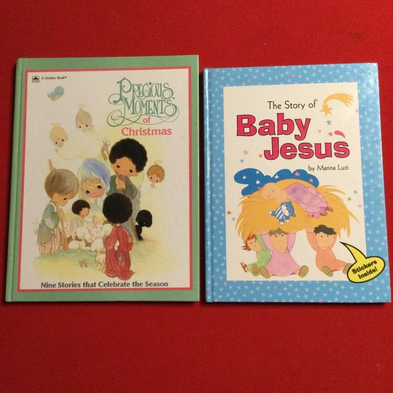 Precious Moments of Christmas and The Story of Baby Jesus 