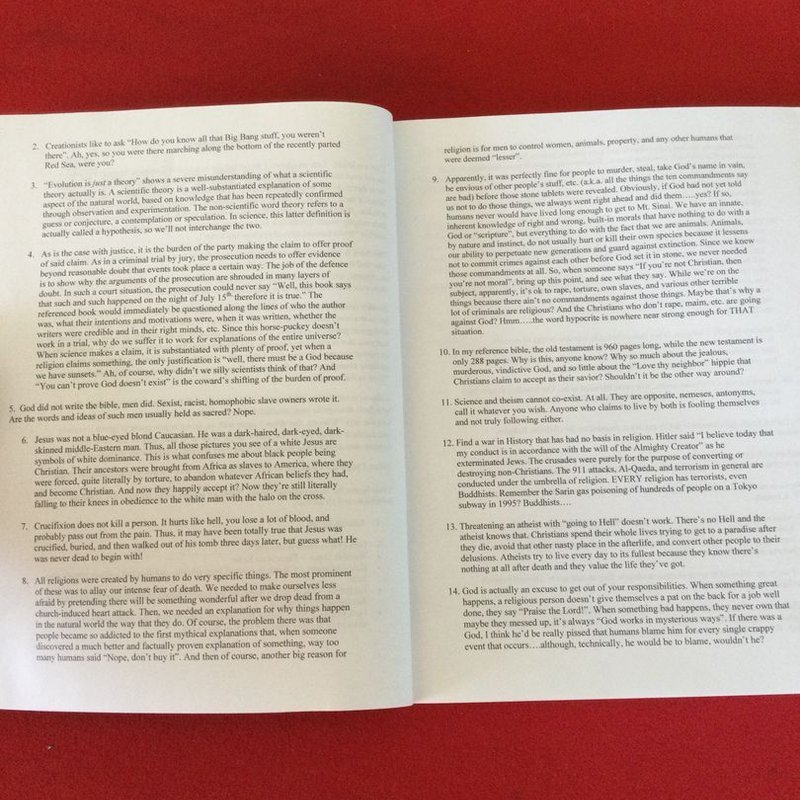 The Anti-Bible; For Atheists, Freethinkers and Christians Who Know ...
