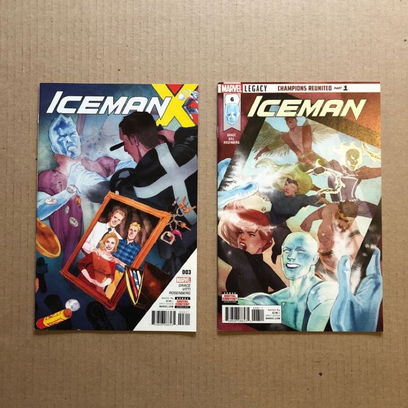 Iceman #1, 2, 3, 6