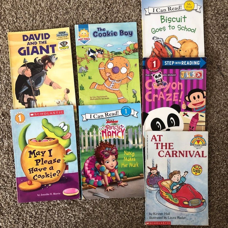 Lot of 7 beginner/ level 1 readers