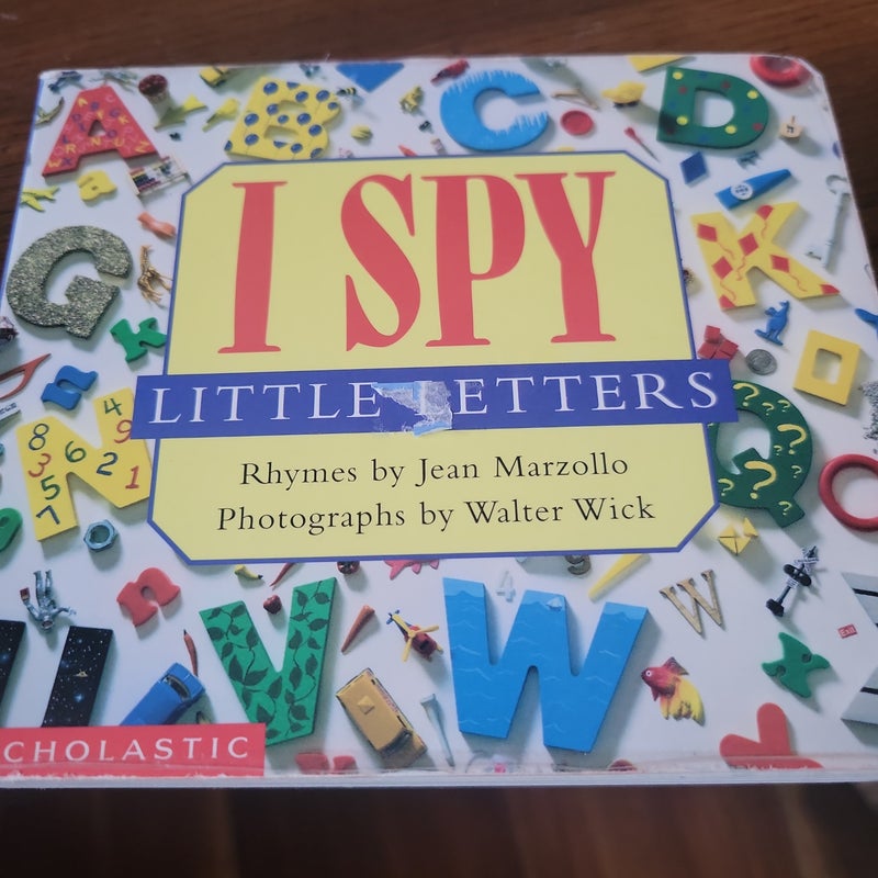 I Spy Little Letters. Board book