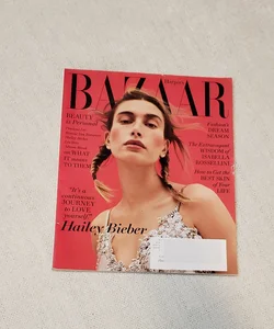 Hailey Bieber Cover May 2021 Harpers Bazaar Magazine