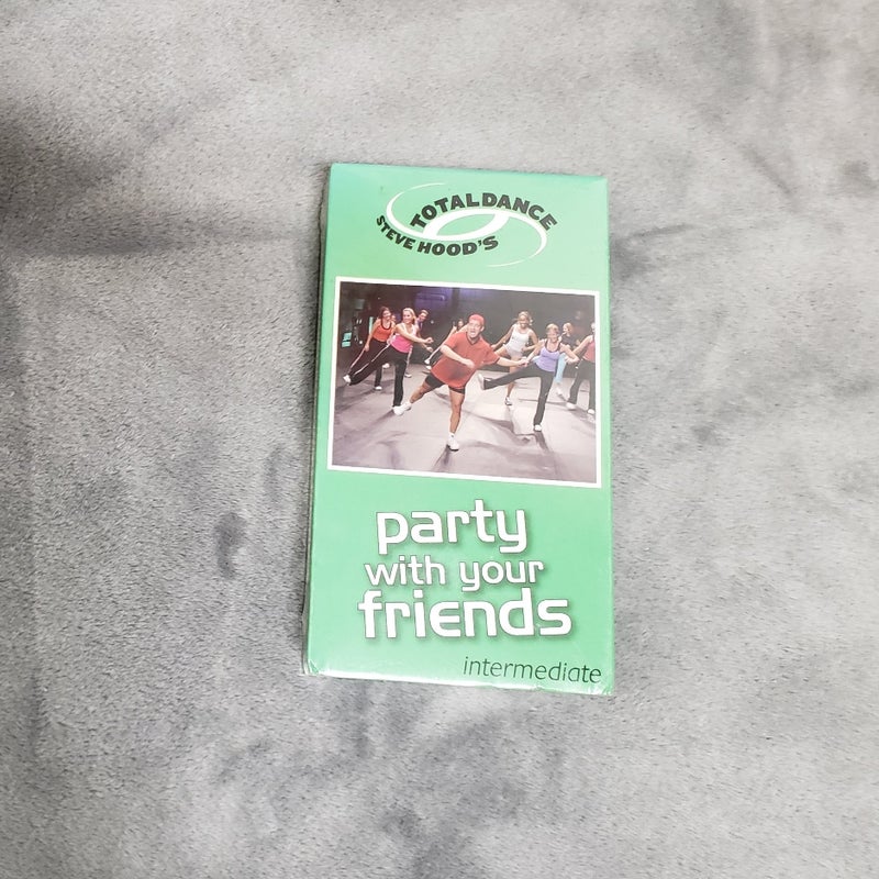 Dance Excercise VHS Party With Your Friends Steve Hood Total Dance