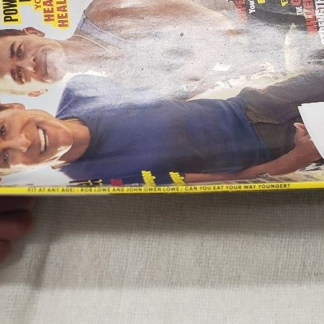 April 2023 Men’s Health Magazine Rob Lowe & Son Cover