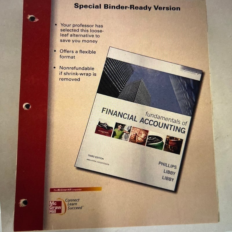 Loose-Leaf Fundaments of Financial Accounting