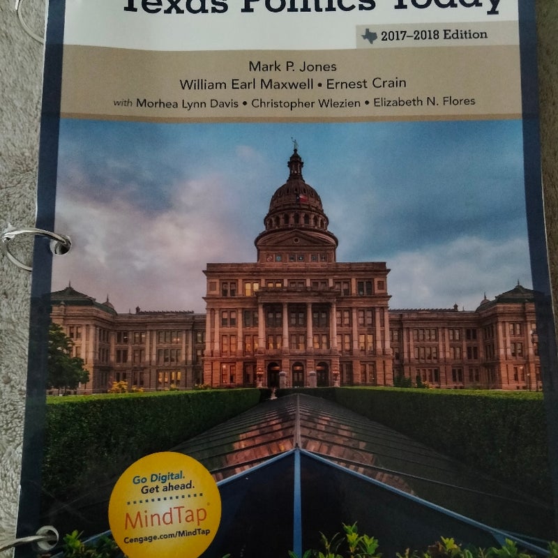 Texas Politics Today 2017-2018 Edition, Loose-Leaf Version