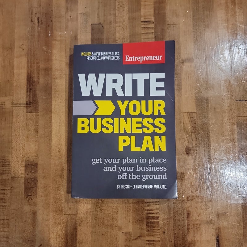 Write Your Business Plan