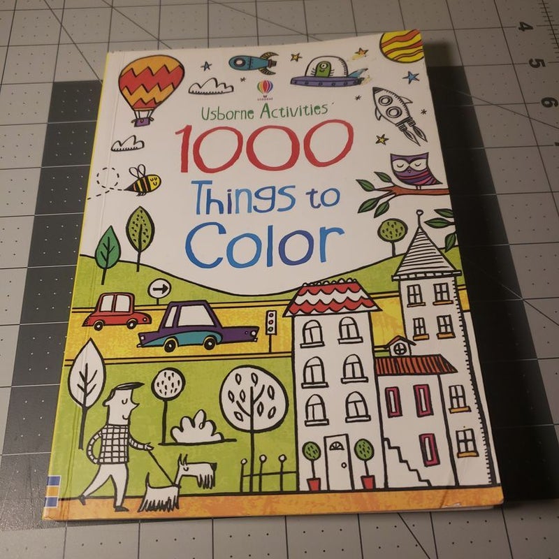 Usborne Activities 1000 Things To Color
