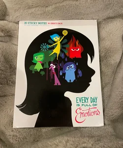 Inside Out themed book of sticky notes