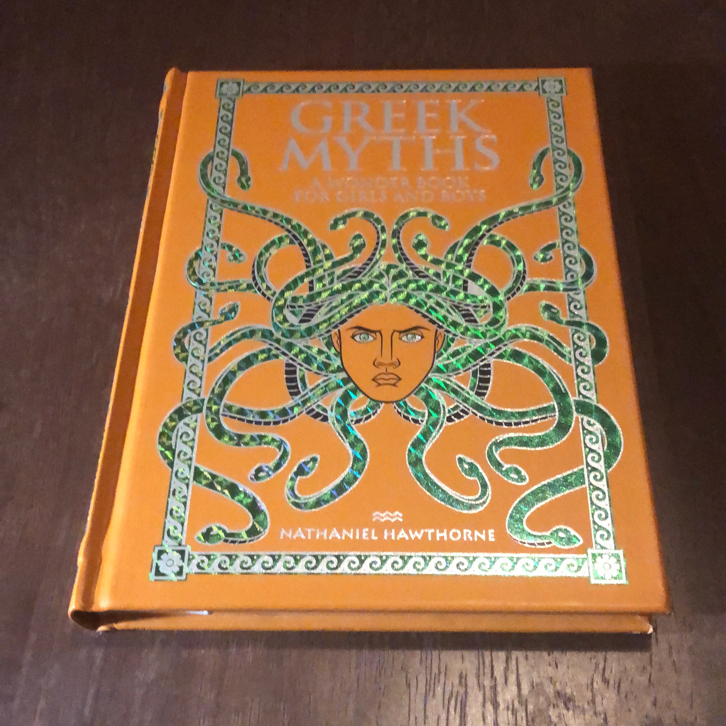 B&N Greek Myths A Wonder Book Leather-O/P