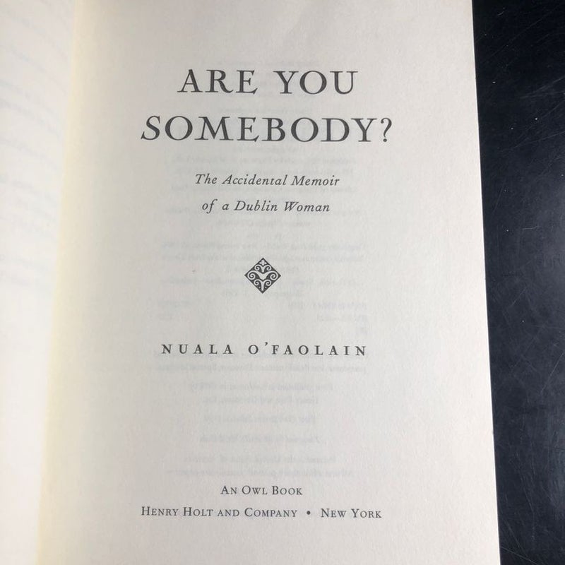 Are You Somebody?
