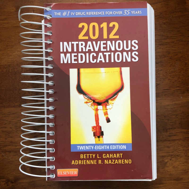 2012 Intravenous Medications