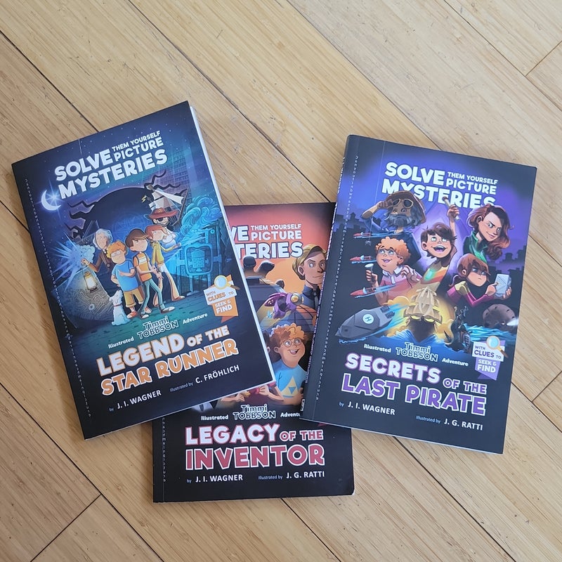 BUNDLE: Legend of the Star Runner,  Legacy of the Inventor, Secrets of the Last Pirate