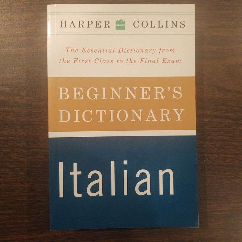 HarperCollins Beginner's Italian Dictionary