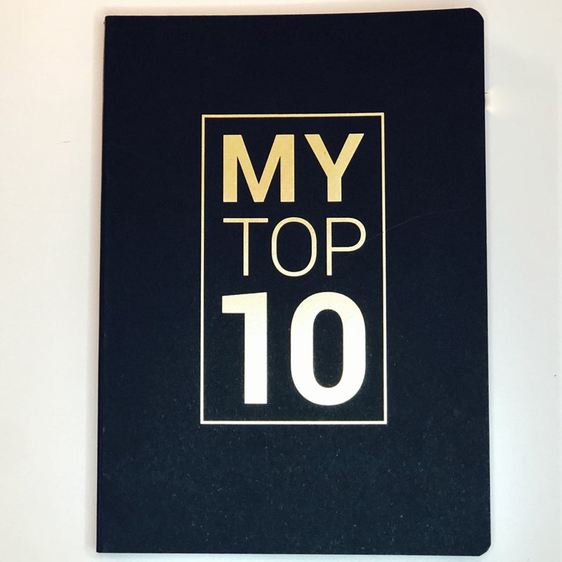 My Top 10 (blank journal of list topics)