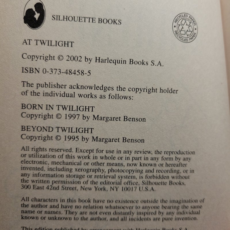 ✒️  At Twilight - Signed Copy 