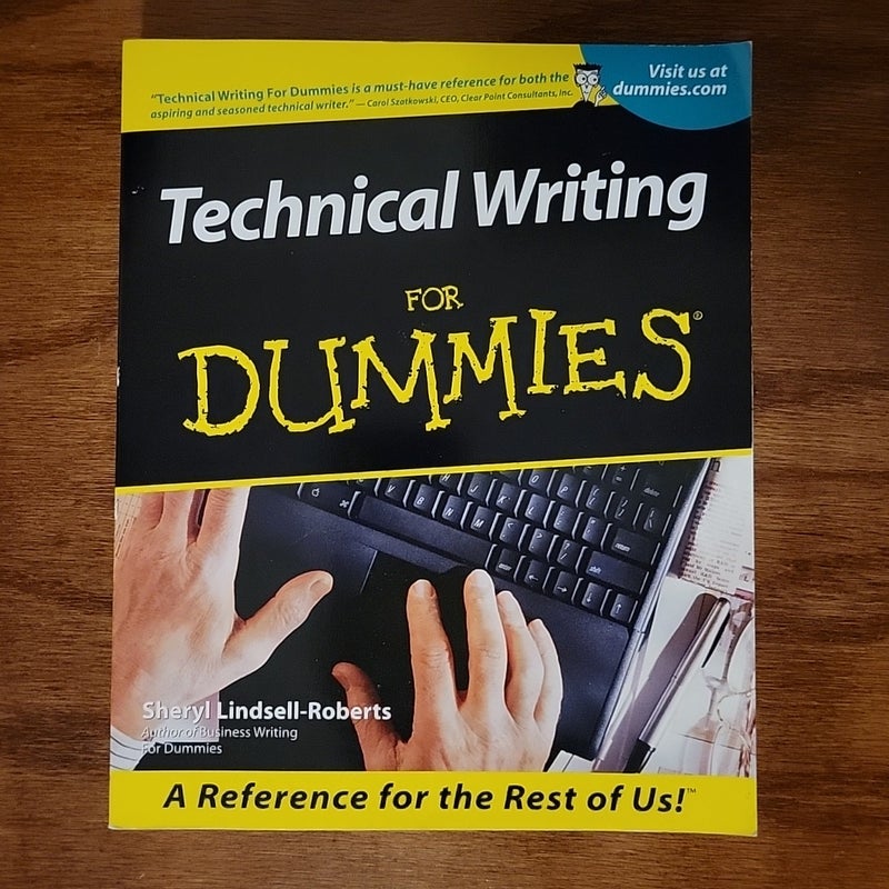 Technical Writing for Dummies