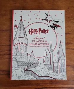 Harry Potter Magical Places and Characters Coloring Book