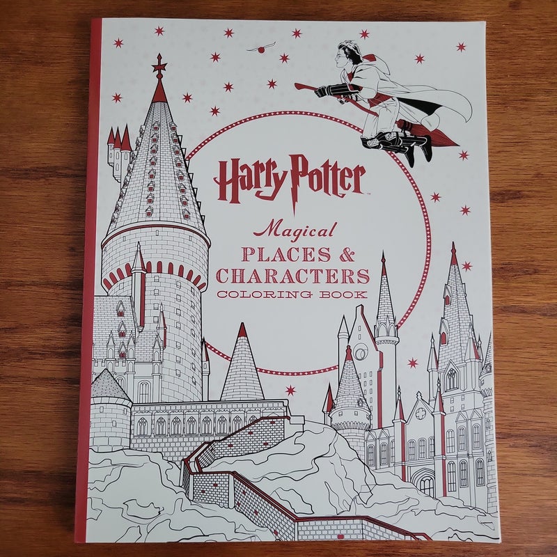 Harry Potter Magical Places and Characters Coloring Book